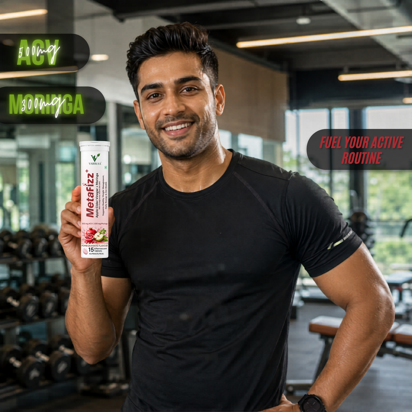 Metafizz+ ACV Fat Burn & Bloom Combo  Effervescent Tablets  – Pomegranate Flavour