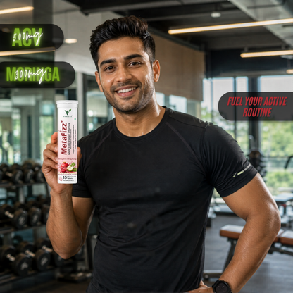 Metafizz+ ACV Fat Burn & Bloom Combo  Effervescent Tablets  – Pomegranate Flavour