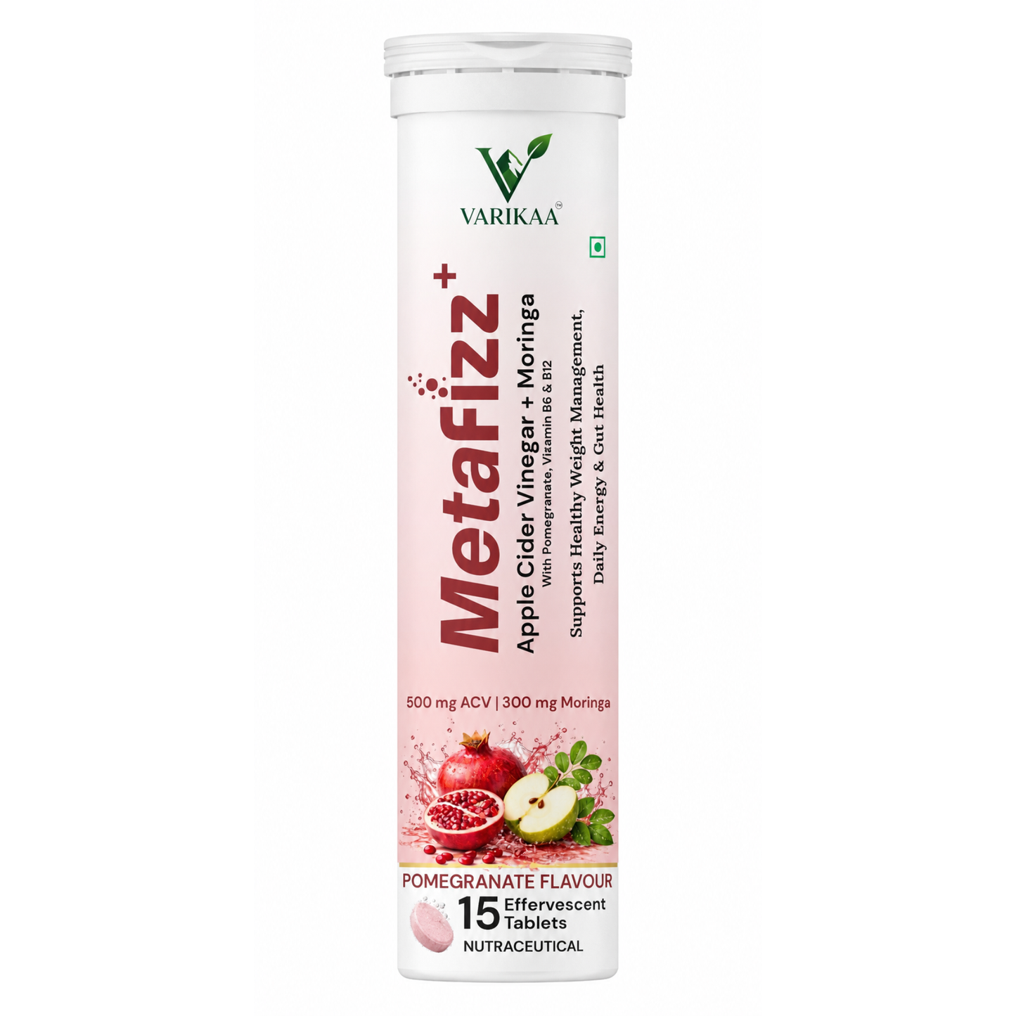 Metafizz+ ACV Fat Burn & Bloom Combo  Effervescent Tablets  – Pomegranate Flavour